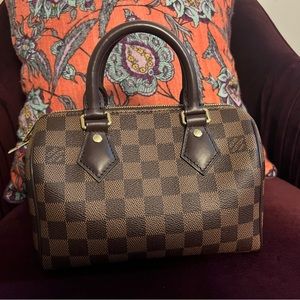 Louis Vuitton Speedy Bandouliere 20 Damier Ebene